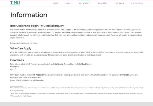 
                            6. TMU | Applicants