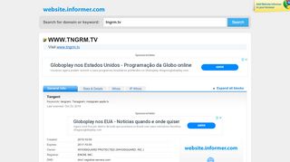 
                            5. tngrm.tv at Website Informer. Tangent. Visit Tngrm.