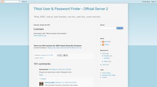 
                            13. TNod User & Password Finder - Official Server 2: Licenses