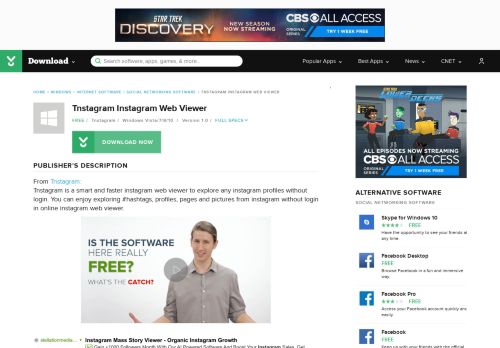 
                            11. Tnstagram Instagram Web Viewer - Free download and software ...