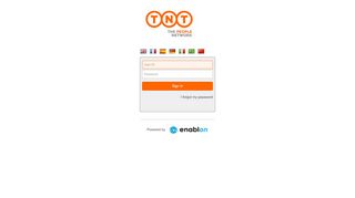 
                            8. TNT Corporate Responsibility's Login Page - Enablon