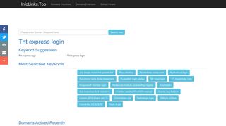 
                            11. Tnt express login Search - InfoLinks.Top