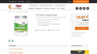 
                            6. TNT Game Changer kaufen bei Mic's Body Shop