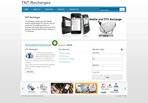 
                            1. TNT Recharge | Home