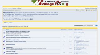 
                            3. TNTforum Archivio -> Login da inserire ad ogni accesso - TNT ...