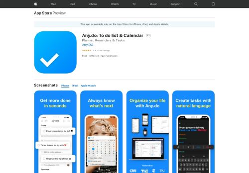 
                            12. To do list & Planner by Any.do on the App Store - iTunes - Apple
