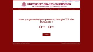 
                            6. to download e-Certificate of UGC-NET from June 2011 onwards