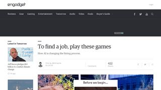 
                            9. To find a job, play these games - Engadget