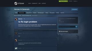 
                            3. to fix login problem :: Heroes & Generals ... - Steam Community