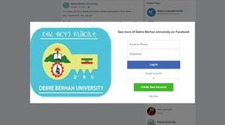 
                            4. To Follow Up Your Grade and other... - Debre Berhan University ...