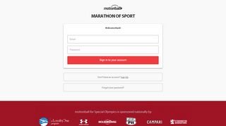 
                            1. to login. - Marathon of Sport