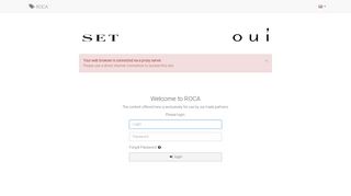 
                            3. To Partner Login Page