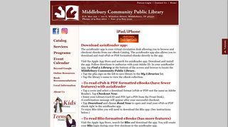 
                            4. To read Blio formatted eBooks - Middlebury Community Public Library ...