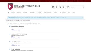 
                            13. to renew. - Harvard Varsity Club