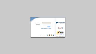 
                            3. to return to the login screen. - CSPi Login