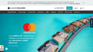 
                            4. to save with your World Elite or World Mastercard - Luxury Escapes