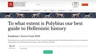 
                            11. To what extent is Polybius our best guide to Hellenistic history ...