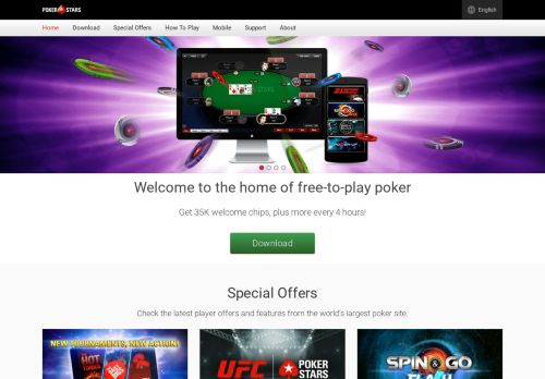 
                            4. To win, just log in and play - PokerStars
