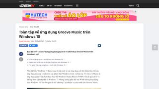 
                            3. Toàn tập về ứng dụng Groove Music trên Windows 10 - Genk