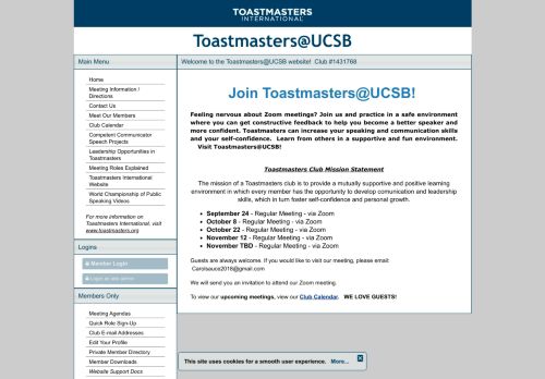 
                            12. Toastmasters@UCSB