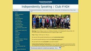 
                            13. Toastmasters | Independently Speaking | Seven Hills, OH