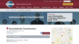 
                            3. Toastmasters International -Duesseldorfer Toastmasters