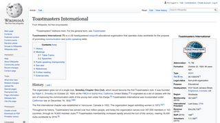 
                            10. Toastmasters International - Wikipedia