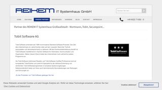 
                            9. Tobit Software AG - IT Systemhaus Aschaffenburg Webdesign ...