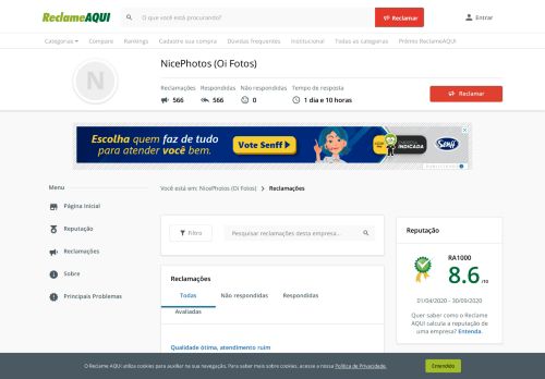 
                            5. Todas reclamações sobre Login-Senha para NicePhotos (Oi Fotos)