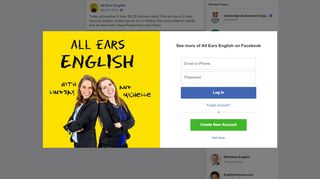 
                            7. Today get another 3 Keys IELTS Success... - All Ears English | Facebook