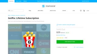 
                            7. Today's Deal on Getflix: Lifetime Subscription | StackSocial