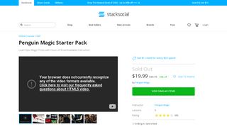 
                            13. Today's Deal on Penguin Magic Starter Pack | StackSocial