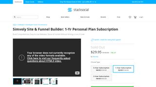 
                            10. Today's Deal on Simvoly Site & Funnel Builder: 1-Yr Personal Plan ...