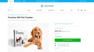 
                            11. Today's Deal on Tractive GPS Pet Tracker | StackSocial