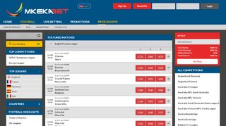 
                            3. Today's Matches - MkekaBet Sportsbook
