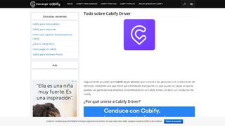 
                            8. Todo sobre Cabify Driver | Descargar Cabify