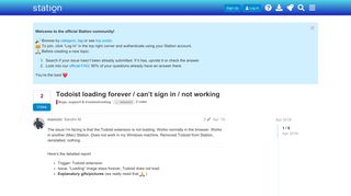 
                            6. Todoist loading forever / can't sign in / not working - Bugs, ...