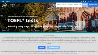 
                            13. TOEFL language tests are the global standard for assessing English ...