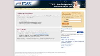 
                            1. TOEFL Practice Online - ETS