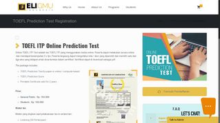 
                            5. TOEFL Prediction Test Registration | ELIgmu