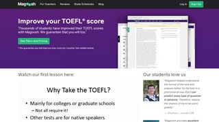 
                            10. TOEFL Prep | Magoosh Online TOEFL Prep & Practice