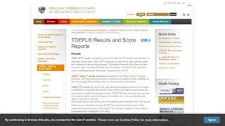 
                            9. TOEFL® Results and Score Reports | Examinations & Certifications