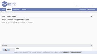 
                            11. TOEFL-Übungs-Programm für Mac? | MacUser.de Community