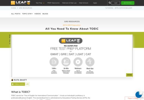 
                            13. TOEIC: All You Need To Know About The Test | QS LEAP