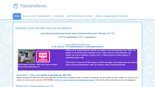 
                            2. Toetsendleren - Oefenen voor toetsen van Cito en anderen