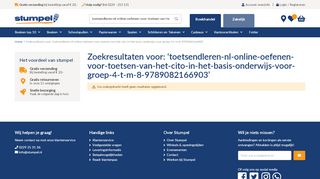 
                            8. Toetsendleren.nl - Online oefenen voor toetsen van het Cito in het ...