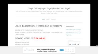 
                            6. Togel Online | Agen Togel | Bandar Judi Togel | LINK ALT dewi4d org ...