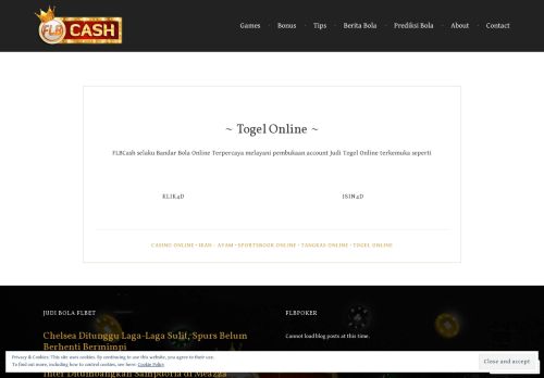 
                            6. Togel Online – FLBCash