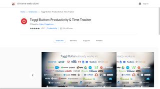 
                            11. Toggl Button: Productivity & Time Tracker - Google Chrome