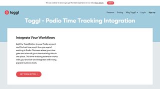 
                            10. Toggl - Podio Time Tracking Integration